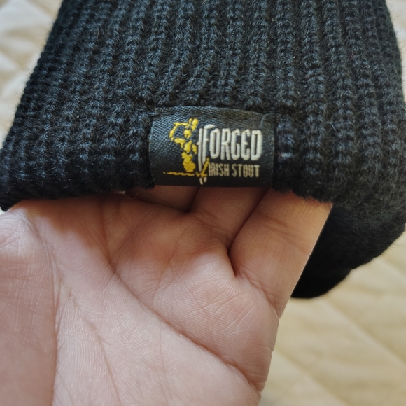 Black Knit Beanie - Picture 3 of 5